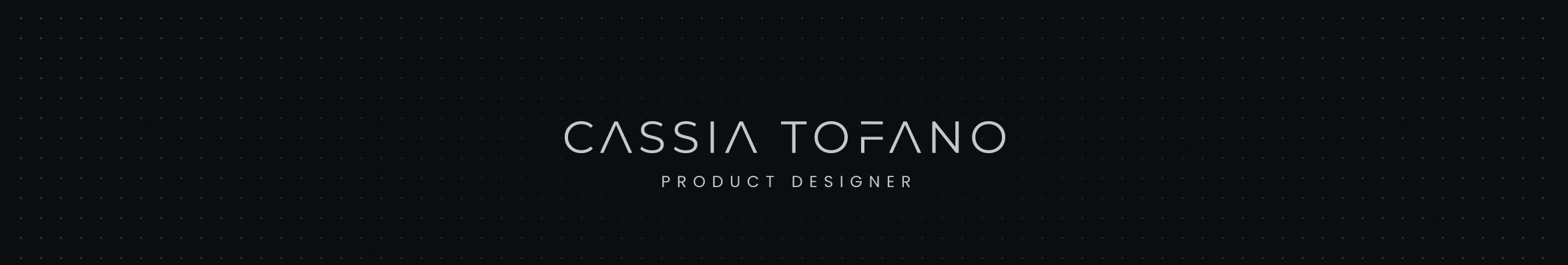 Banner profilu uživatele Cassia Tofano