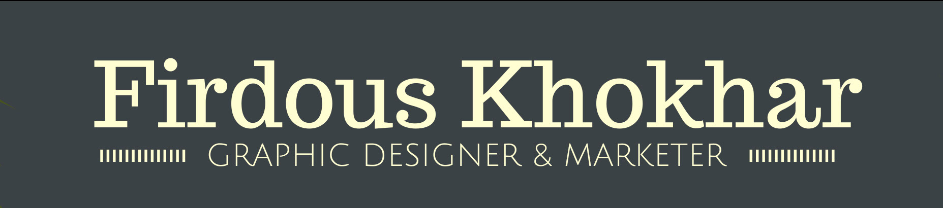 Firdous Khokhar's profile banner
