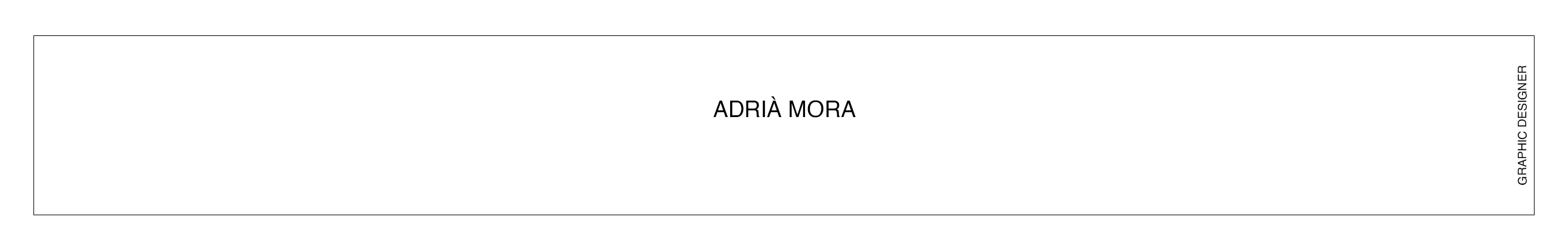 Banner del profilo di Adrià Mora