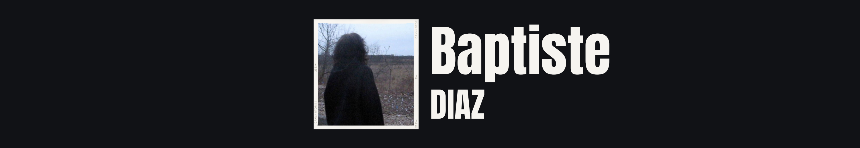 Profielbanner van Baptiste Diaz