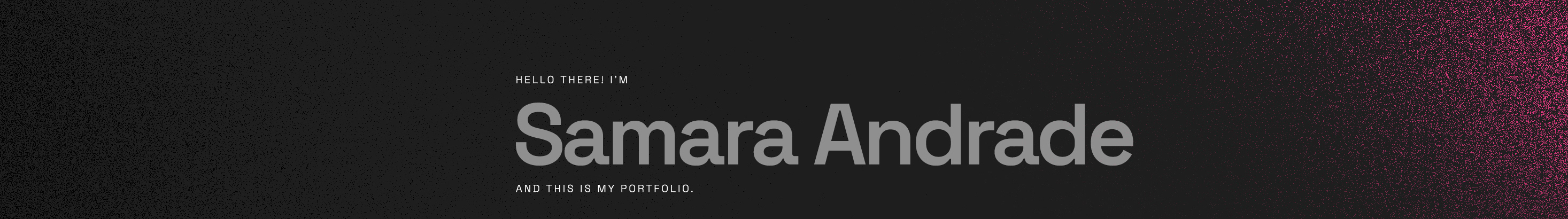 Samara Andrade's profile banner