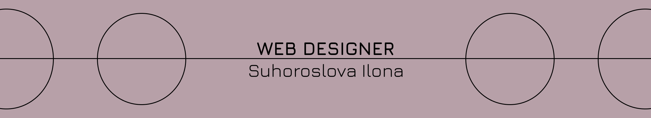 Banner del profilo di Ilona Suhoroslova