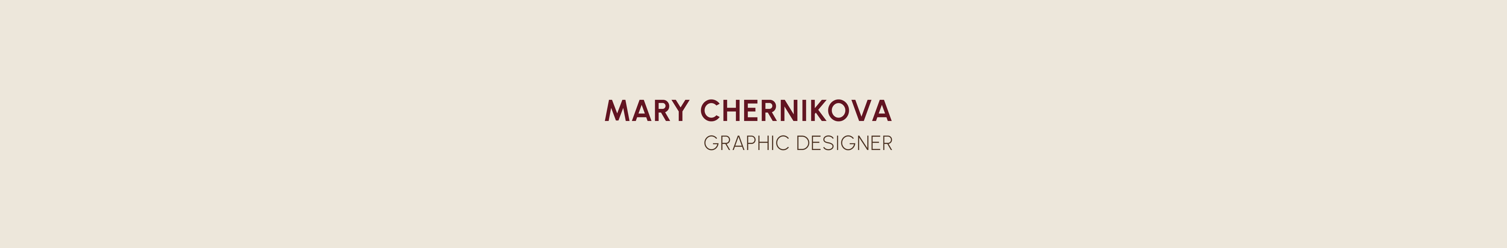 Banner del profilo di Мария Черникова
