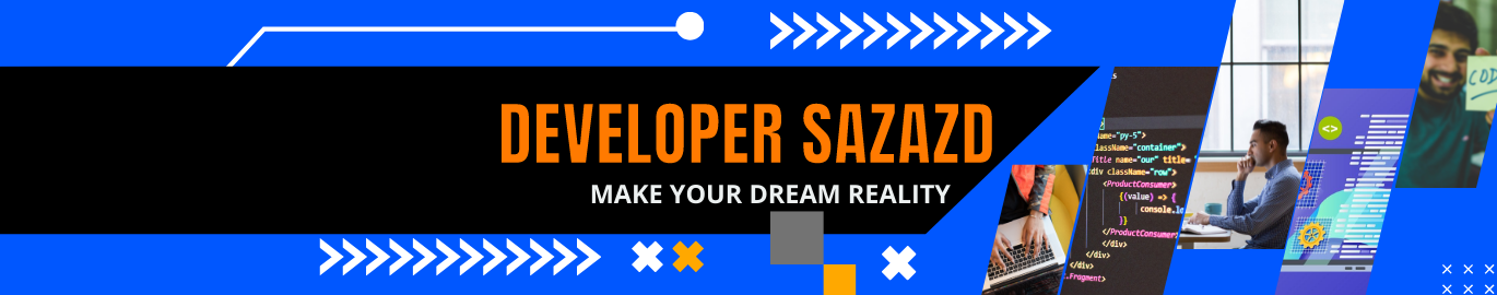 developer sazzad's profile banner
