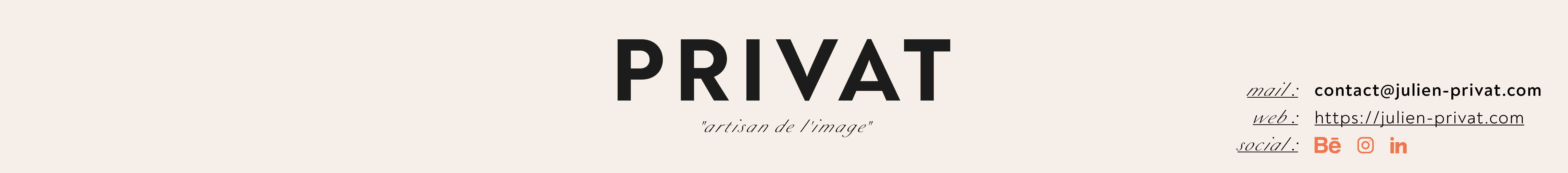 Julien PRIVAT's profile banner