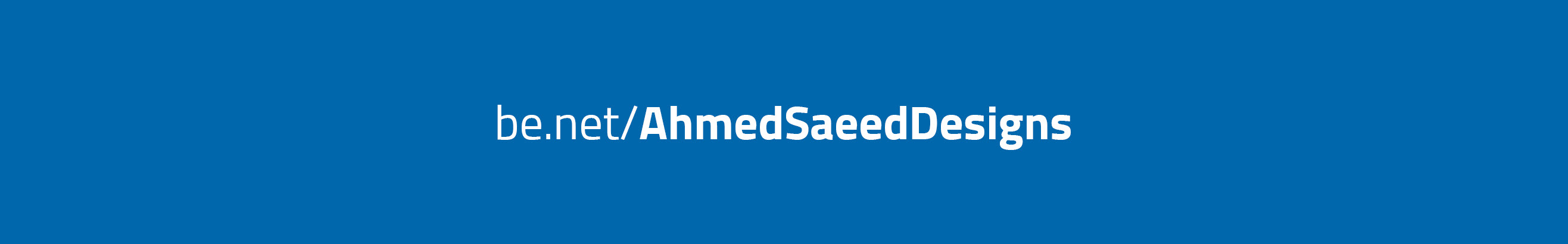 Ahmed Saeed's profile banner