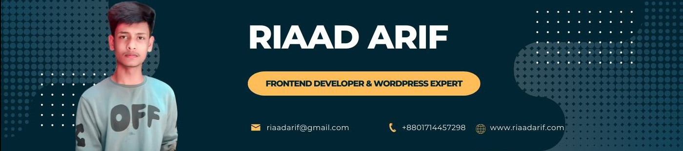 Riaad Arif ✪'s profile banner
