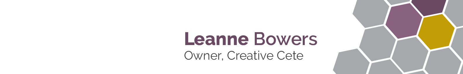 Banner de perfil de Leanne Bowers