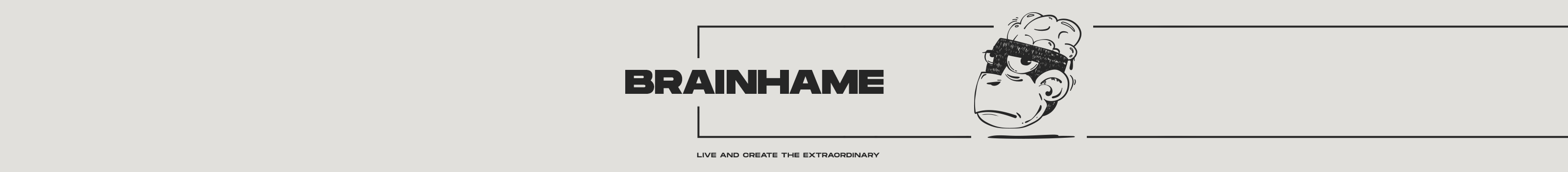 Brainhame Design Studio のプロファイルバナー