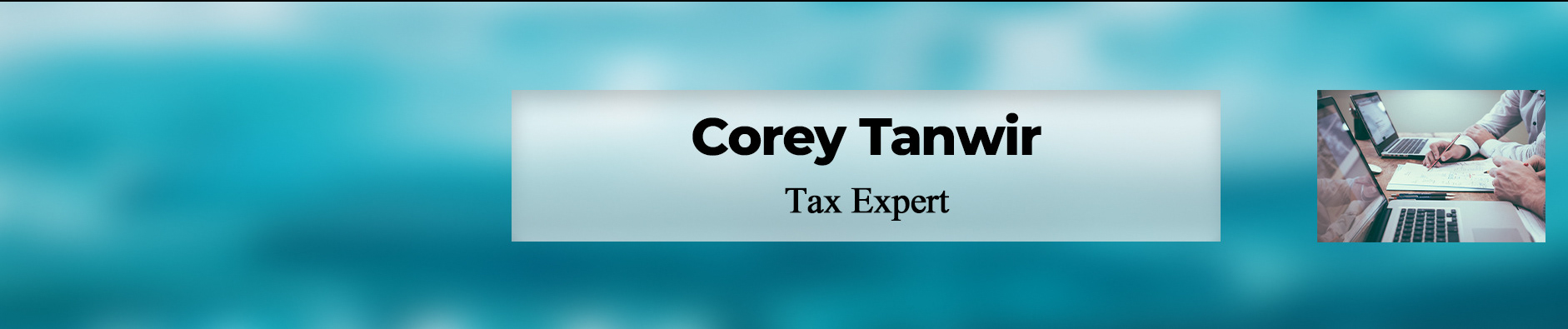 Corey Tanwir's profile banner