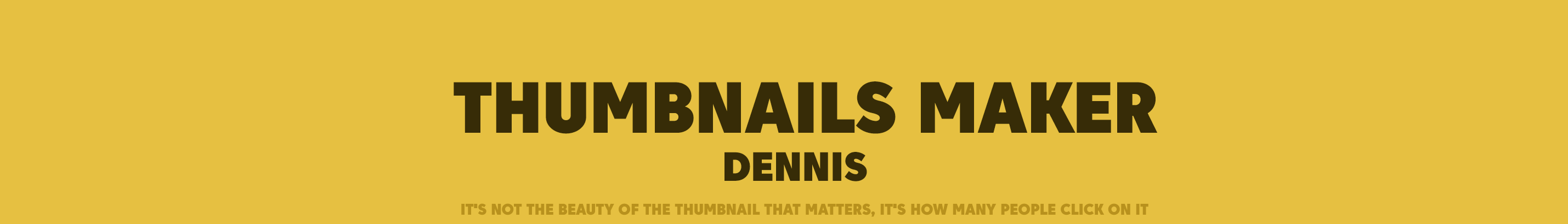Dennis Designer's profile banner