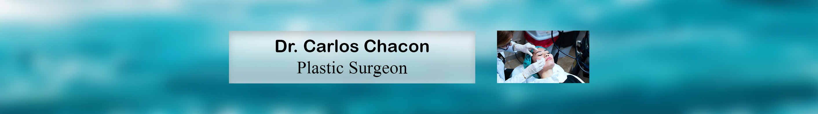 Dr Carlos Chacon's profile banner