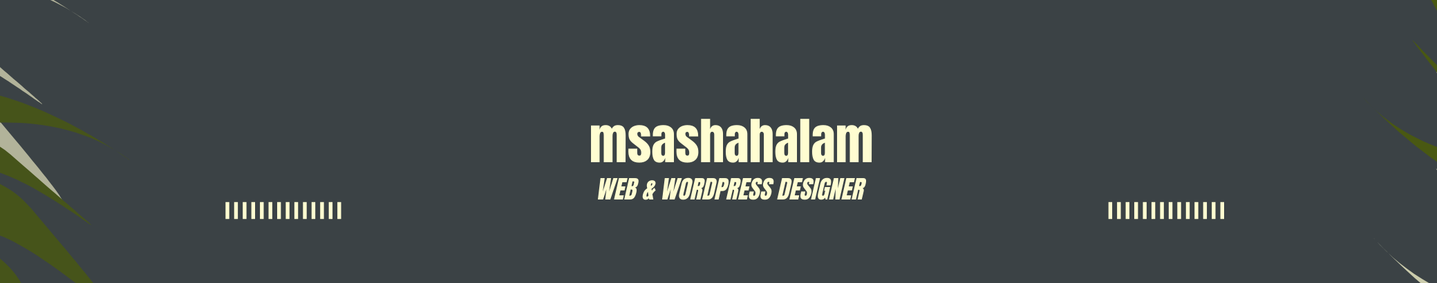 Banner del profilo di Msa shahalam