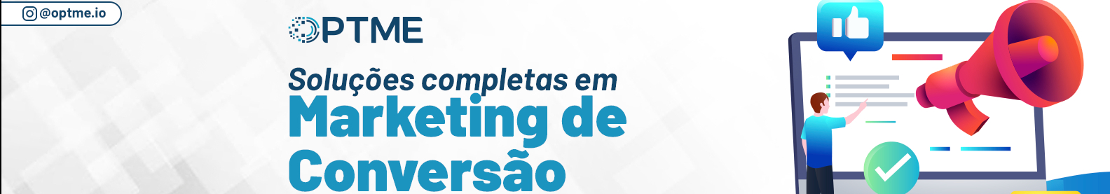 Баннер профиля Optme Marketing de Conversão
