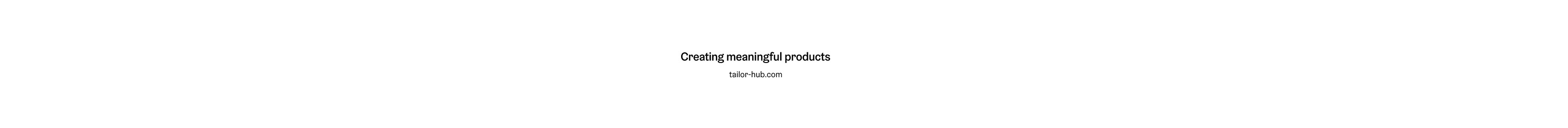 Tailor hub's profile banner