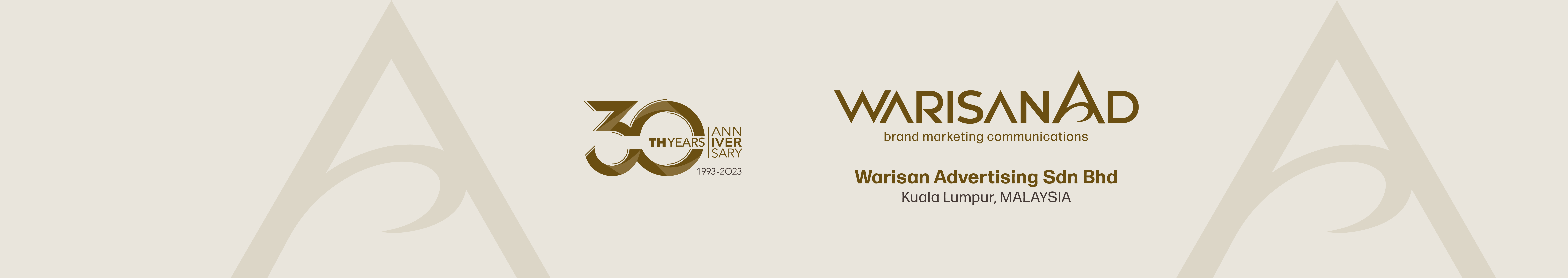 Banner de perfil de Warisan Ad