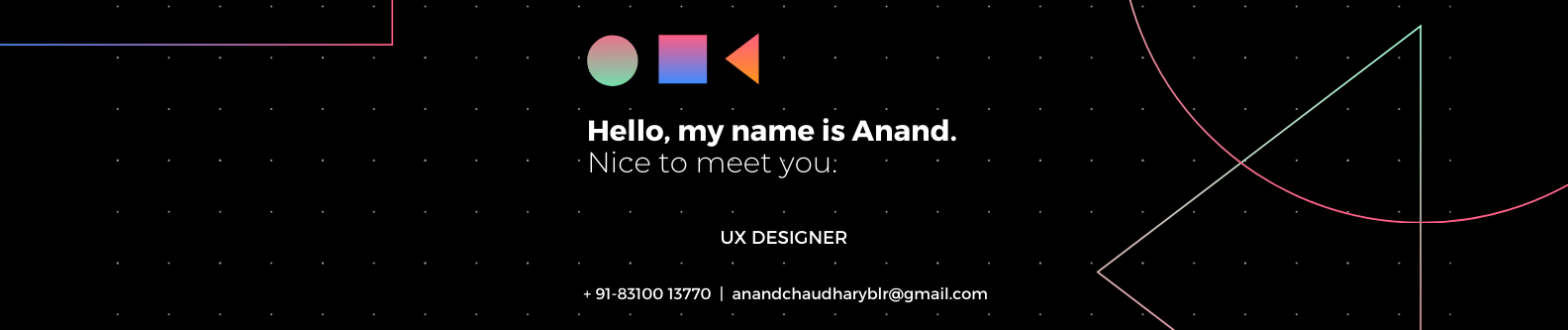 Baner profilu użytkownika Anand Chaudhary