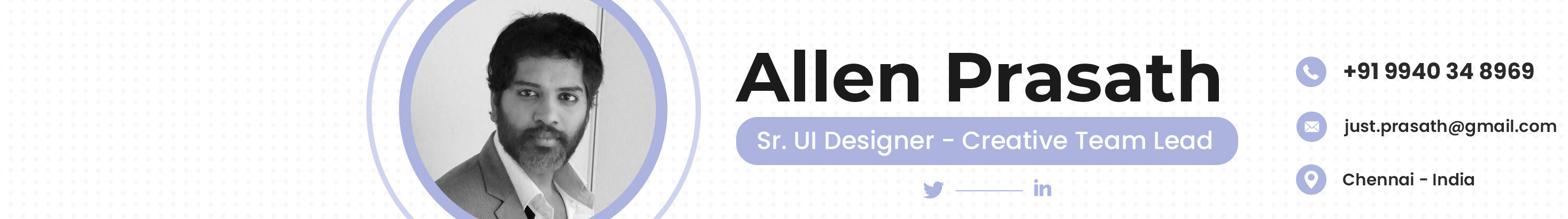 Allen Prasath's profile banner
