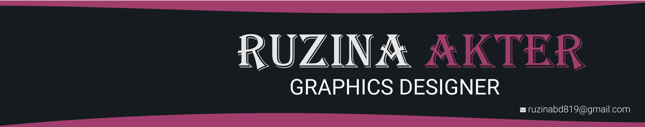 Ruzina Akter's profile banner