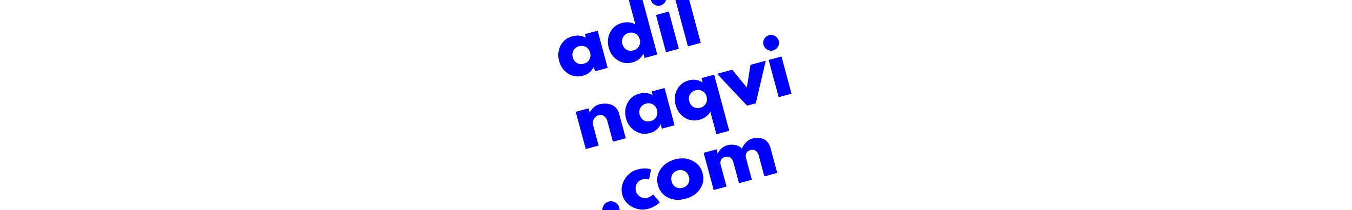 Banner profilu uživatele Adil Naqvi