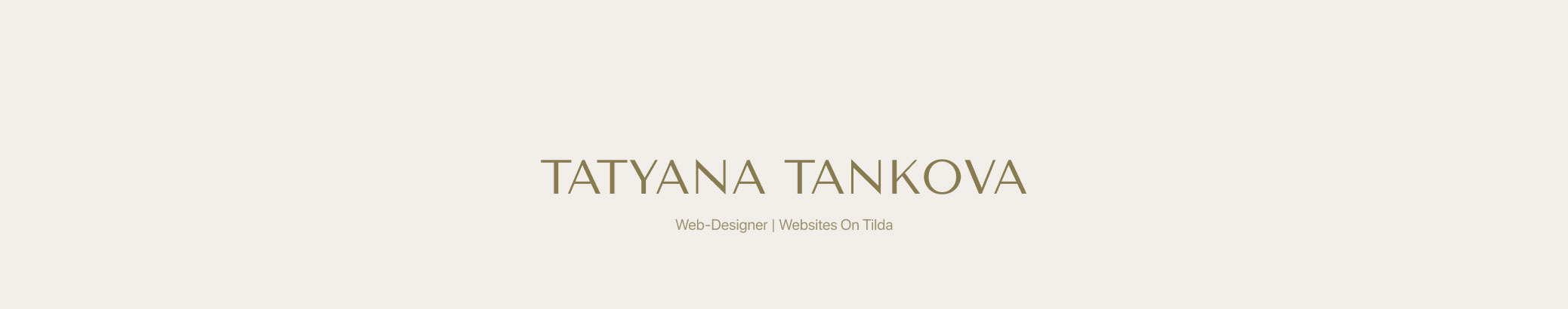 Tatyana Tankova's profile banner