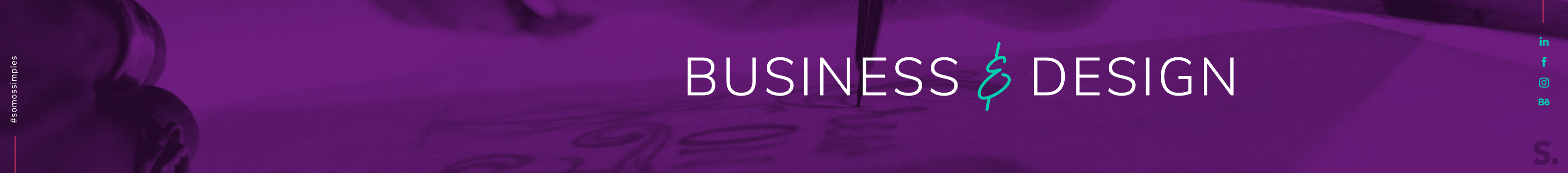 Banner de perfil de Simples Business e Design