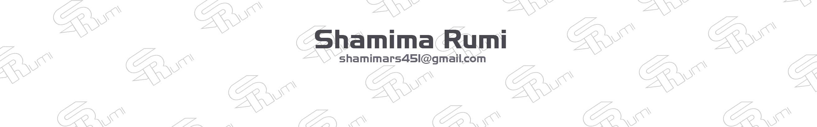 Shamima Rumi's profile banner