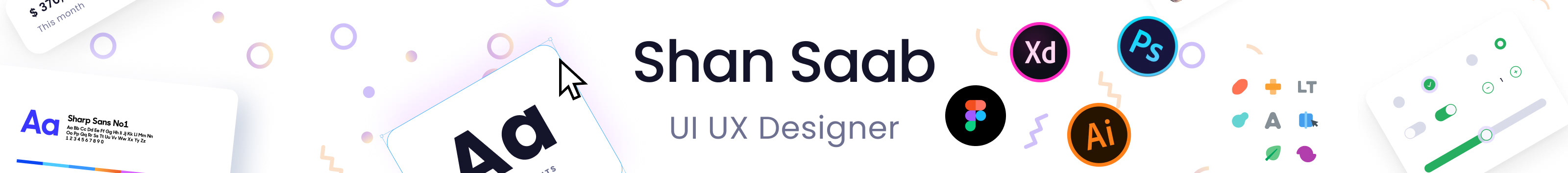 Баннер профиля Shan | UI / UX Designer