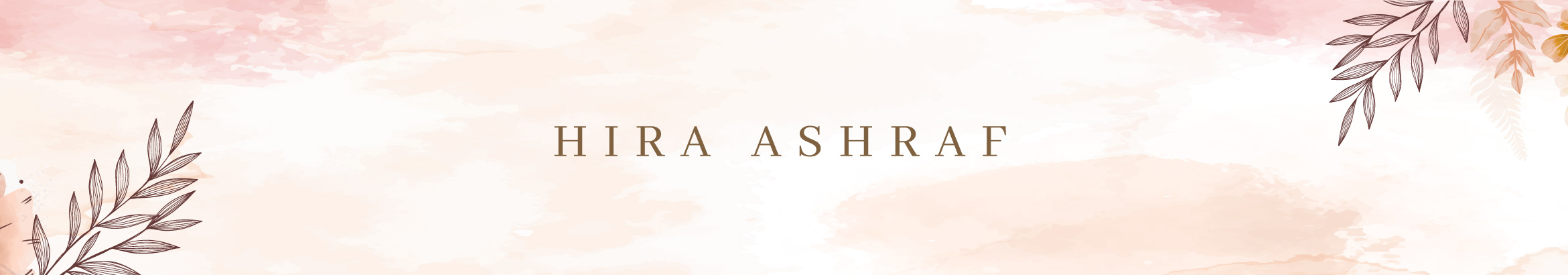 Hira Ashraf's profile banner