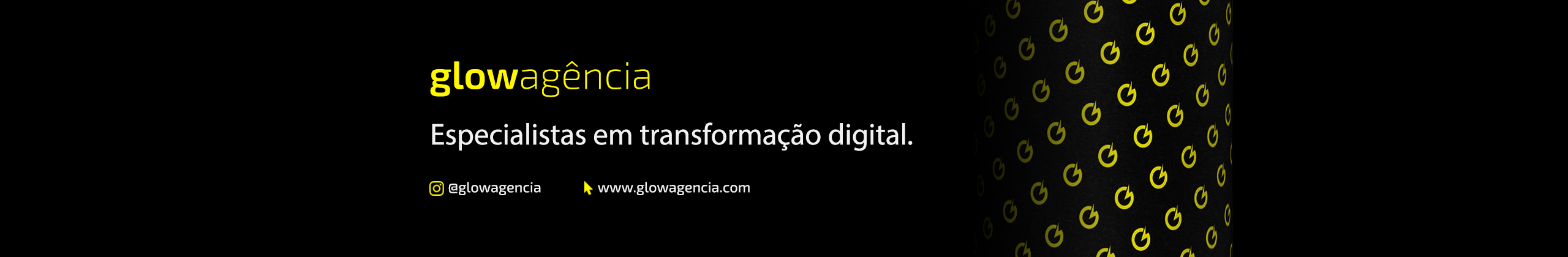 Glow Agência's profile banner