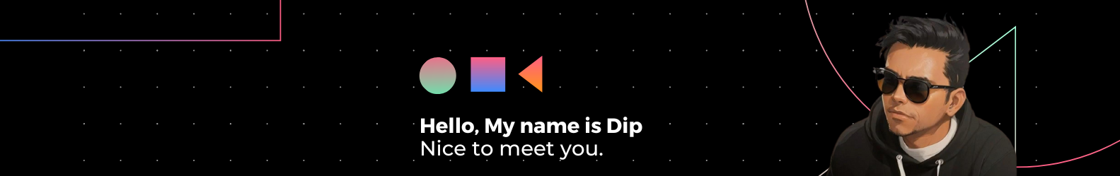 Dip Das's profile banner