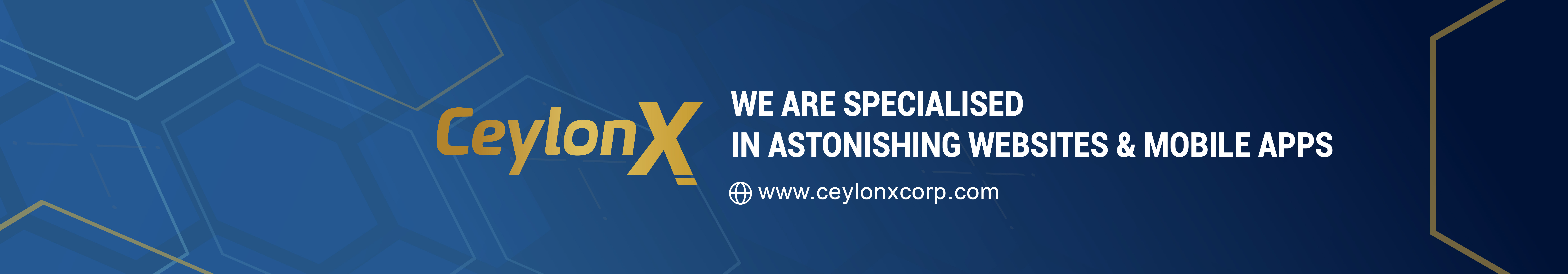 CeylonX Corporation's profile banner