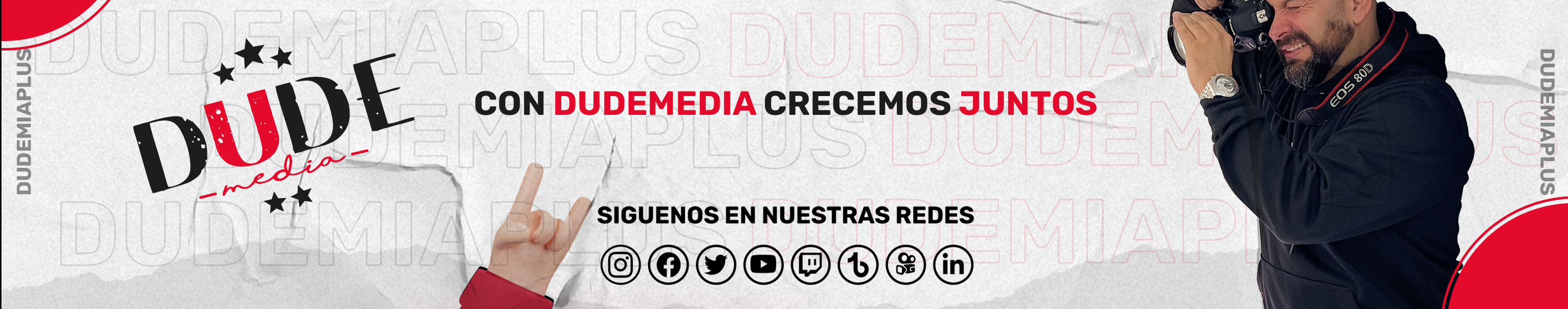 Dude Media SAS's profile banner