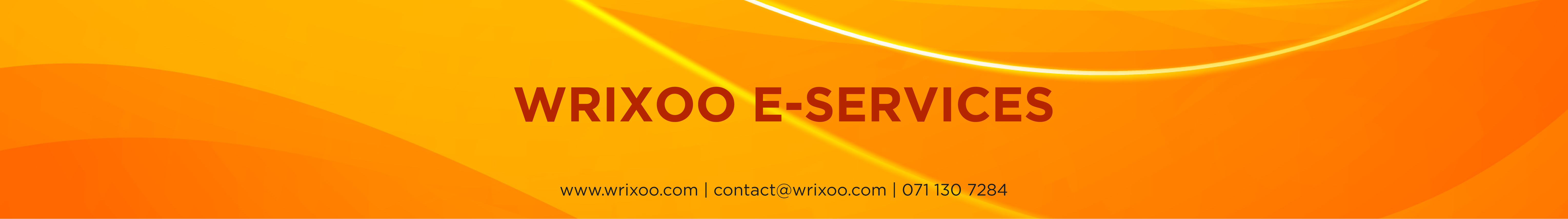 WRIXOO E-Services's profile banner