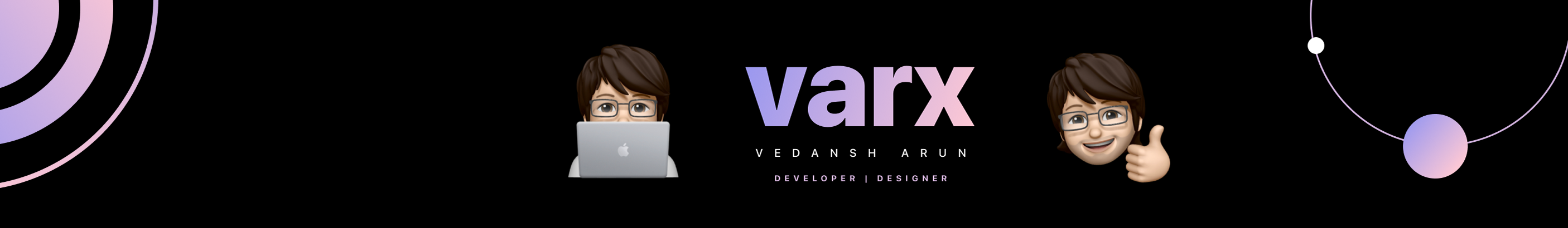 Vedansh Arun's profile banner