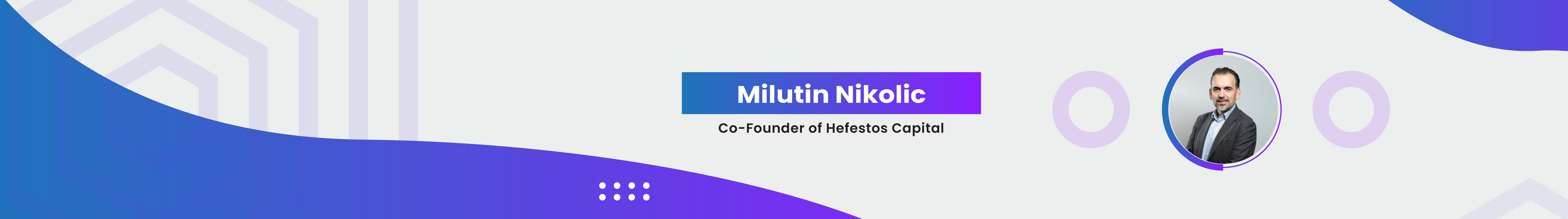 Milutin Nikolic 的個人檔案橫幅
