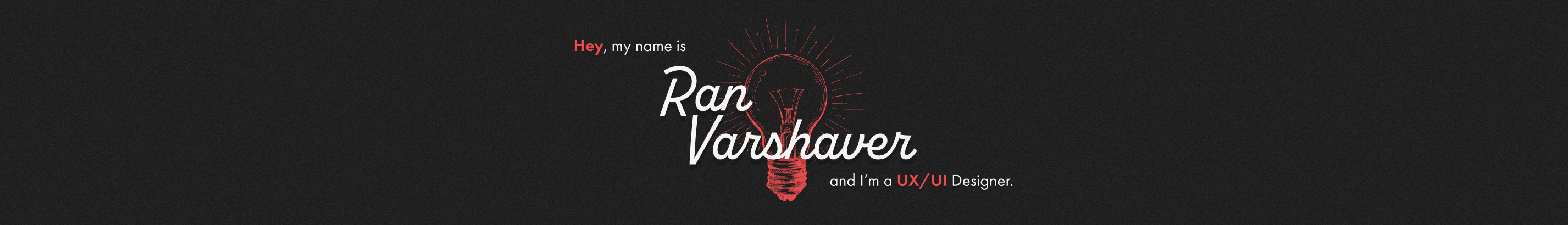 Ran Varshaver's profile banner
