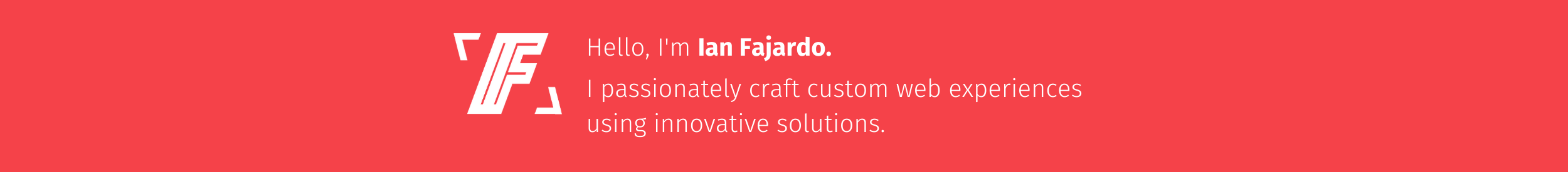 Ian Fajardo's profile banner