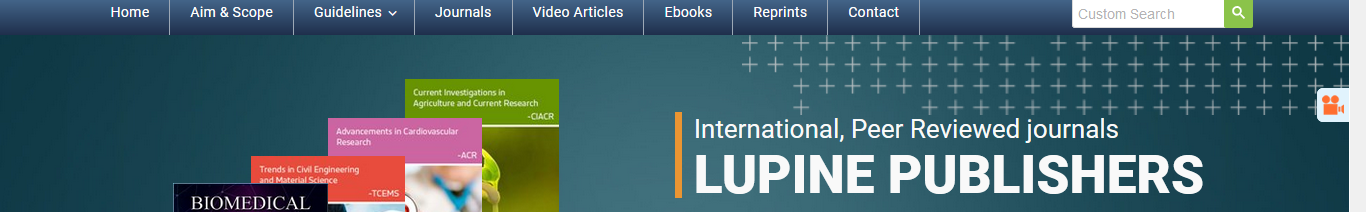 Banner del profilo di Lupine Publishers