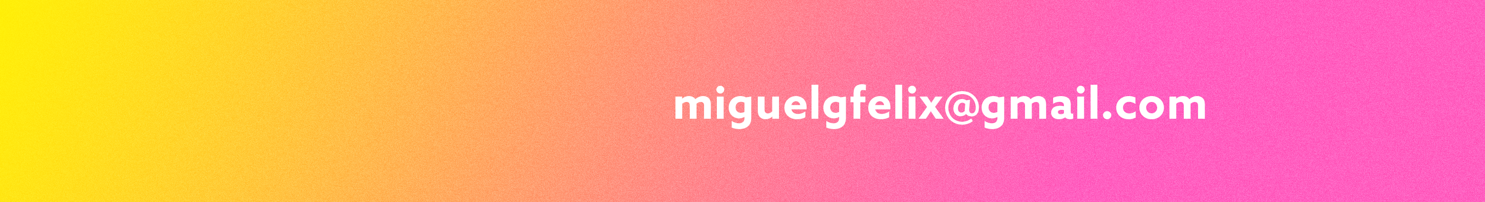 Miguel Felix's profile banner