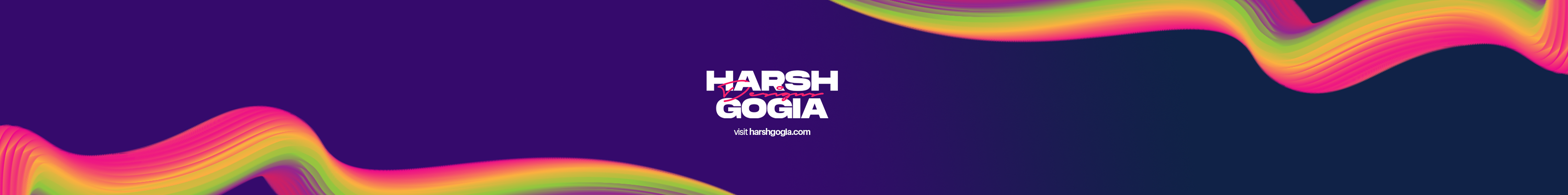 Harsh Gogia's profile banner