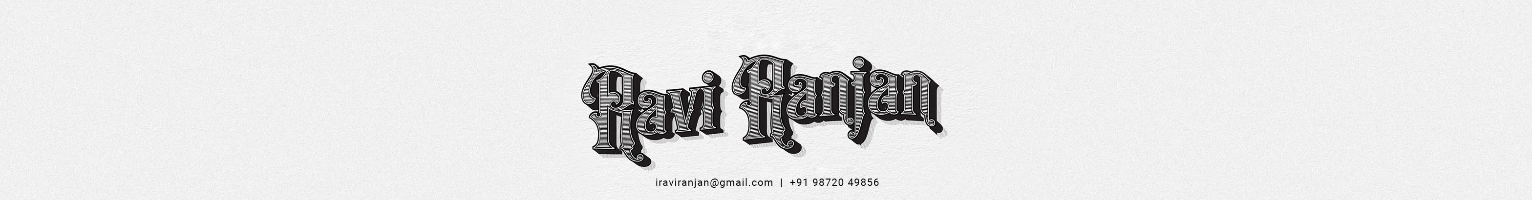 Ravi Ranjan's profile banner