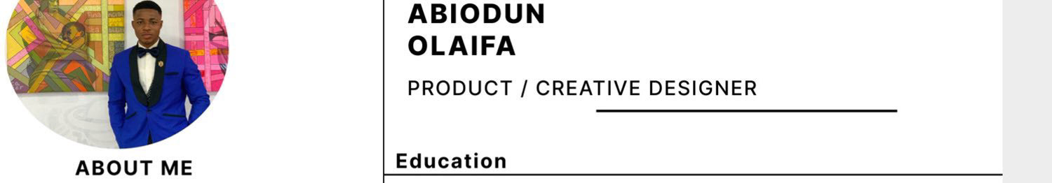 Profilbanneret til Abiodun Olaifa