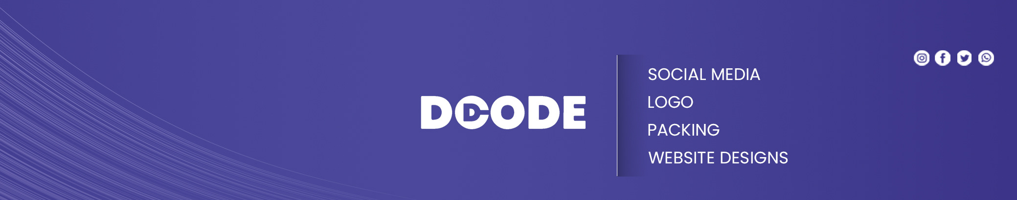 Dcode Web Studio's profile banner