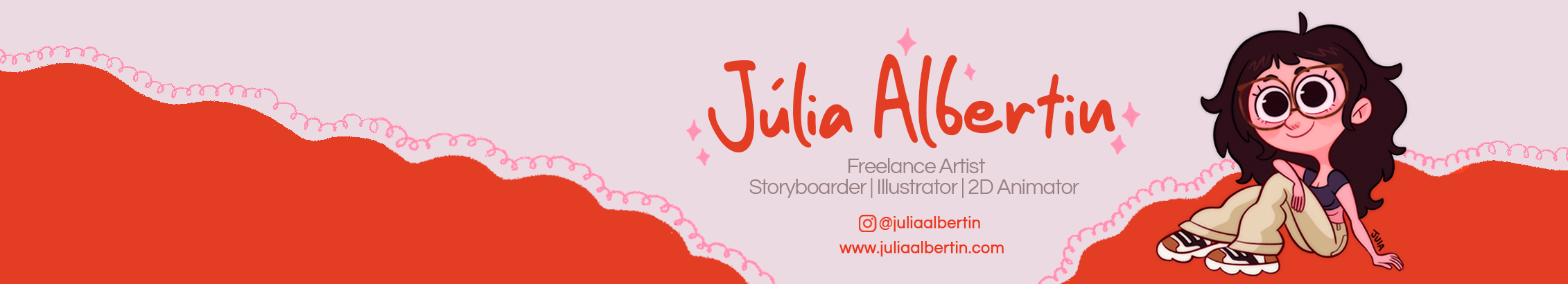 Júlia Albertin's profile banner