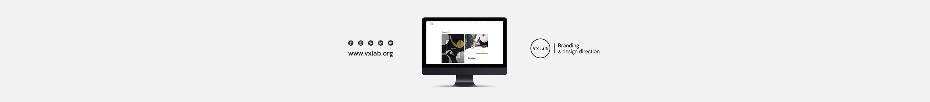 VXLAB | Branding & design direction's profile banner