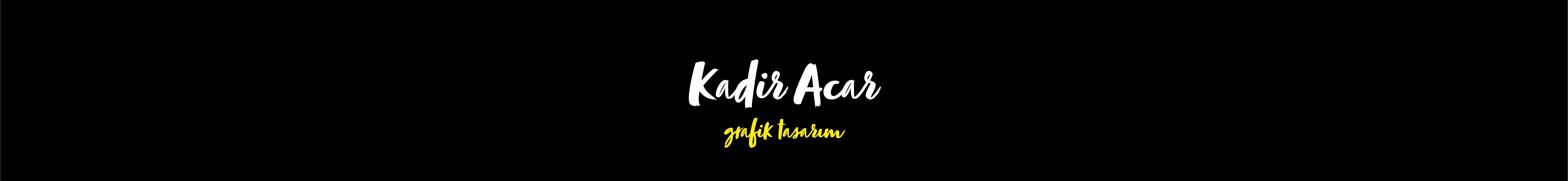 Kadir Acar 的个人资料横幅