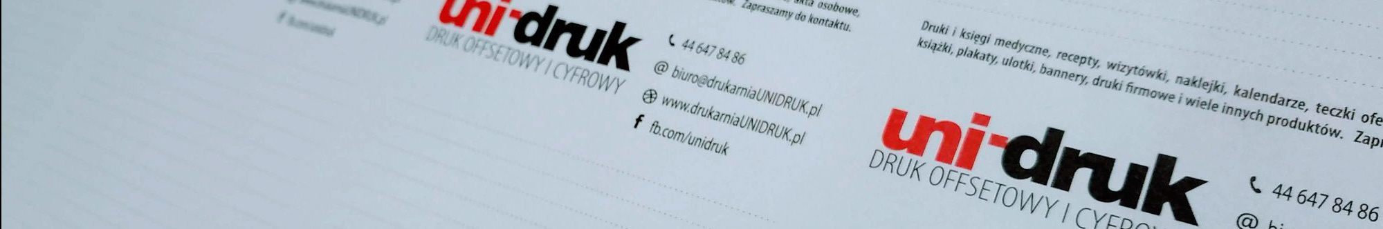 Drukarnia UniDruk Sklep's profile banner