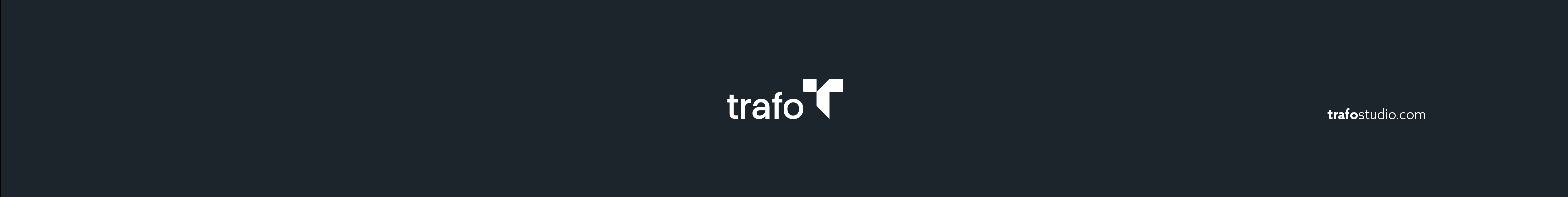 Banner del profilo di Trafo Studio