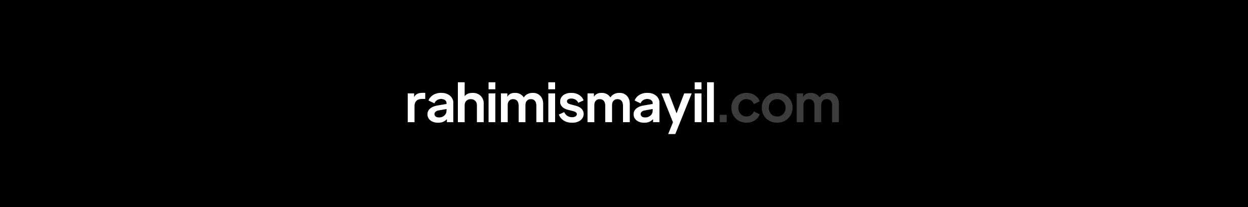 Banner de perfil de Rahim Ismayil